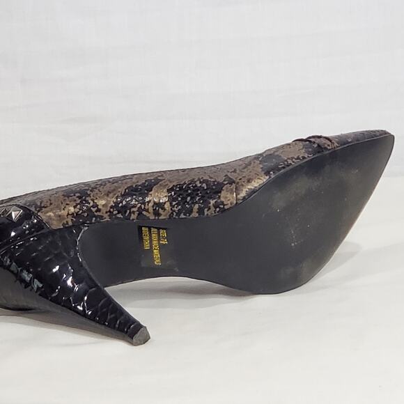 BKE Sole Women's Marbled Gold/Black Pumps 7.5 - Picture 7 of 8
